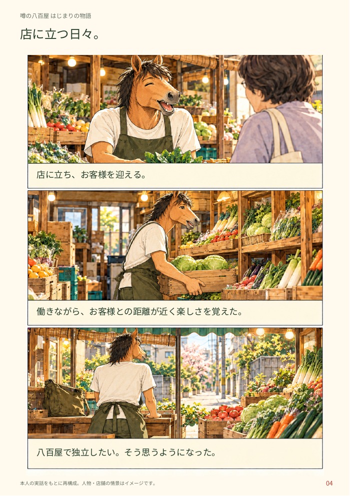 04 — 店に立つ日々。